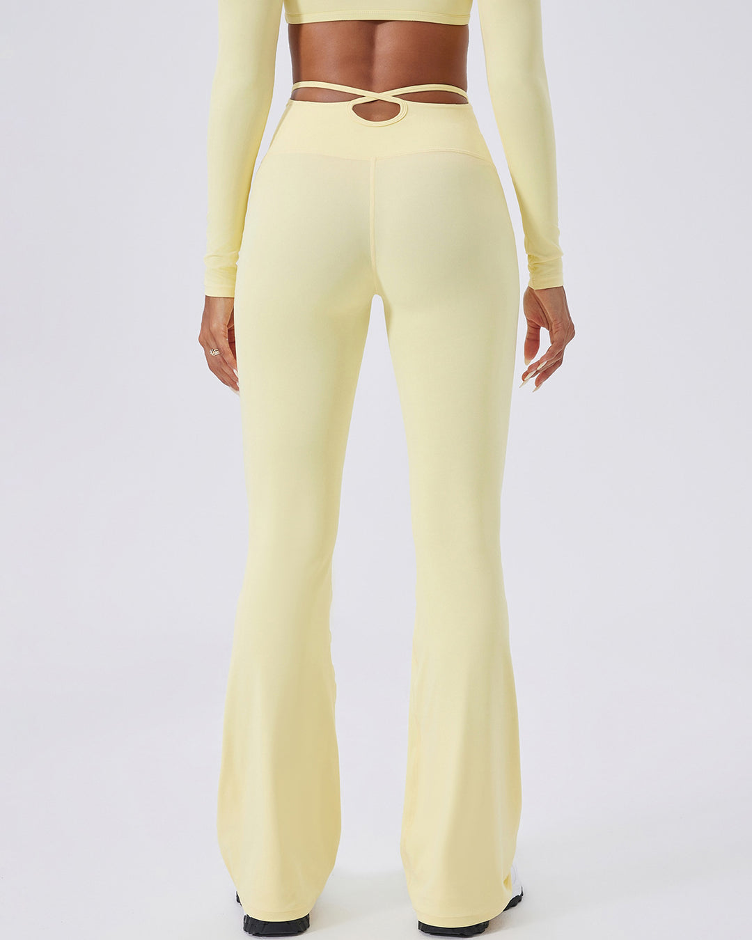 Elise Flare Leggings - Yellow