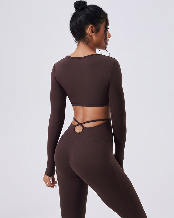 Elise Long Sleeve - Brown
