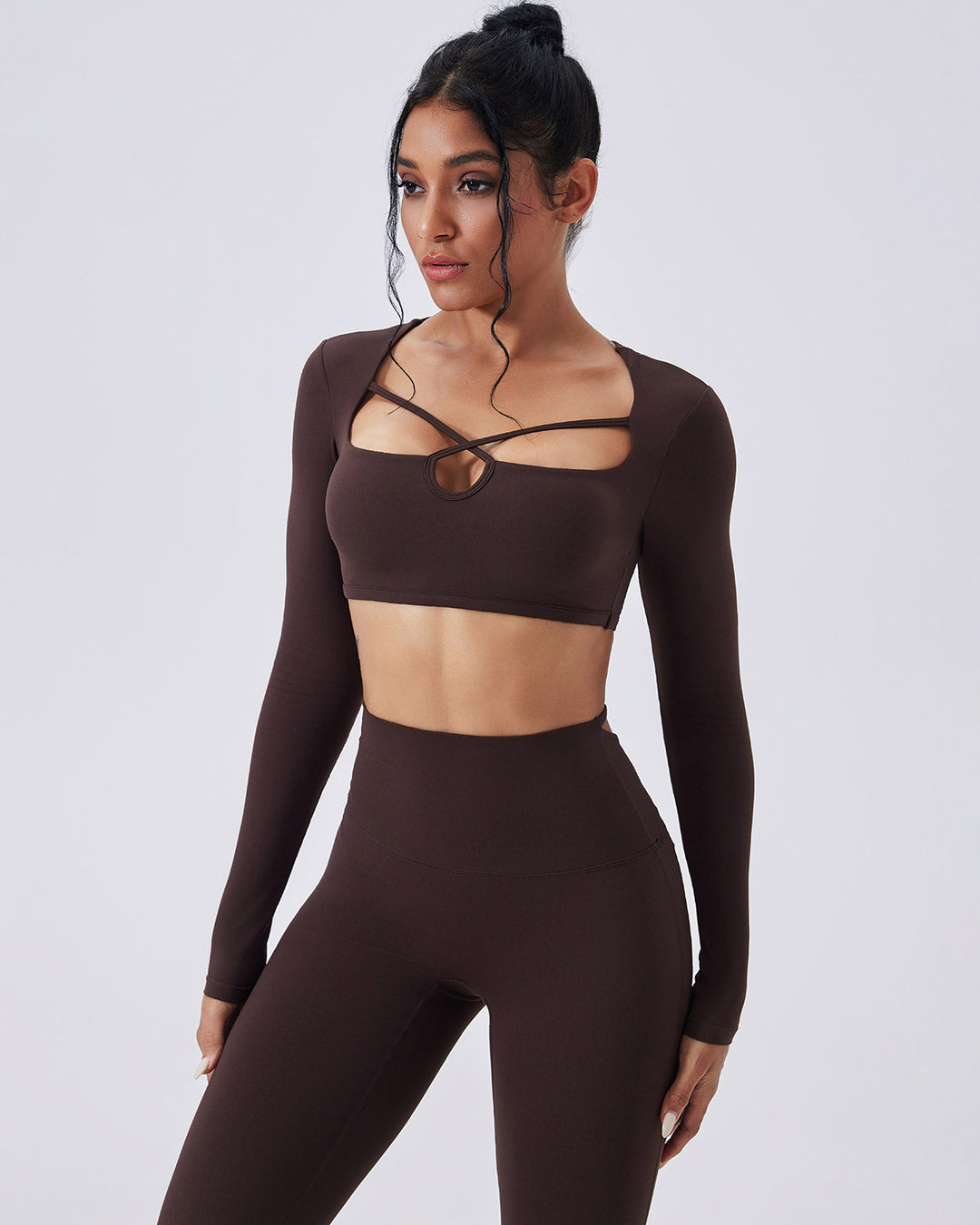 Elise Long Sleeve - Brown