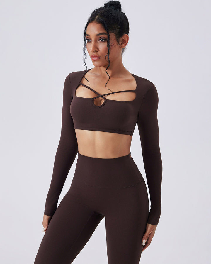 Elise Long Sleeve - Brown