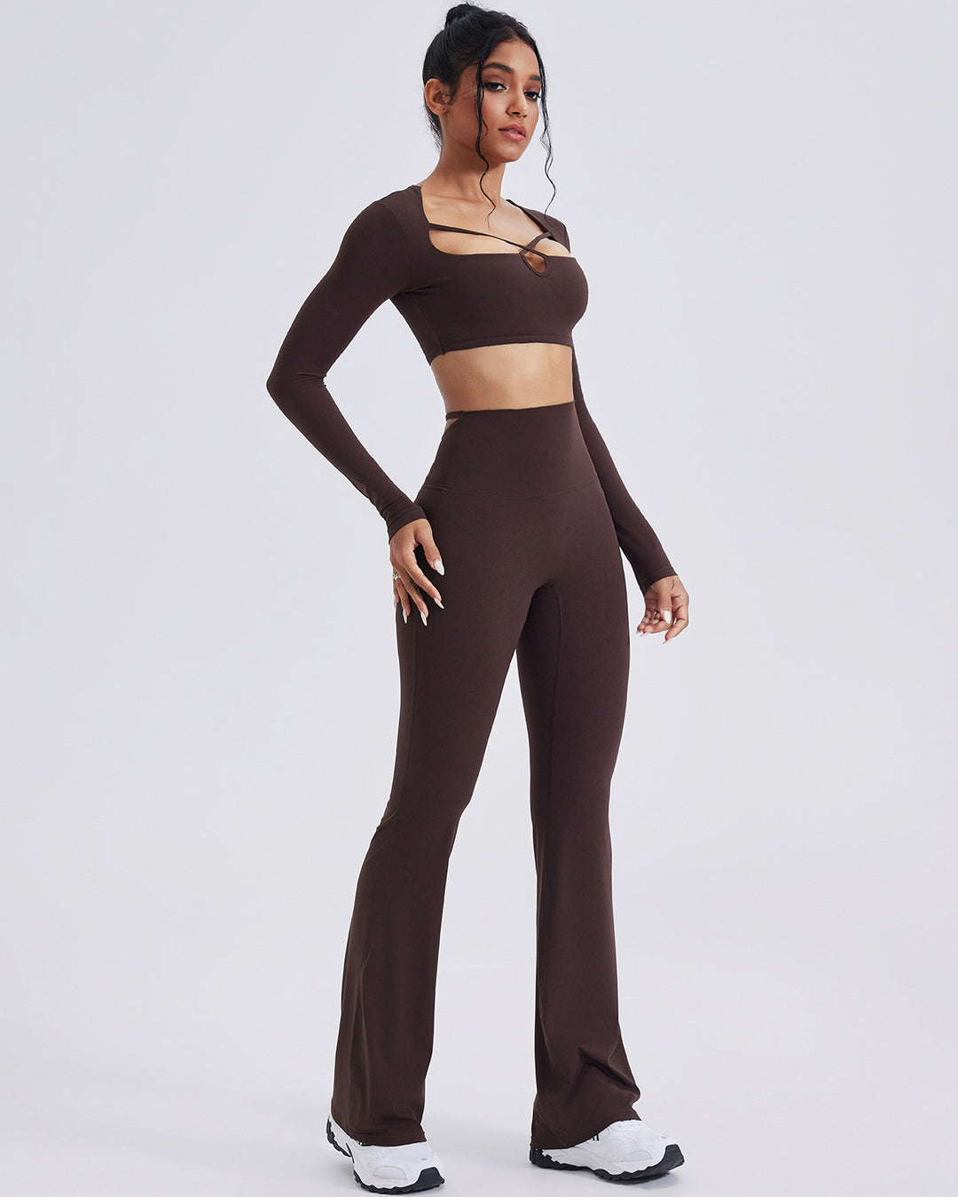 Elise Long Sleeve - Brown