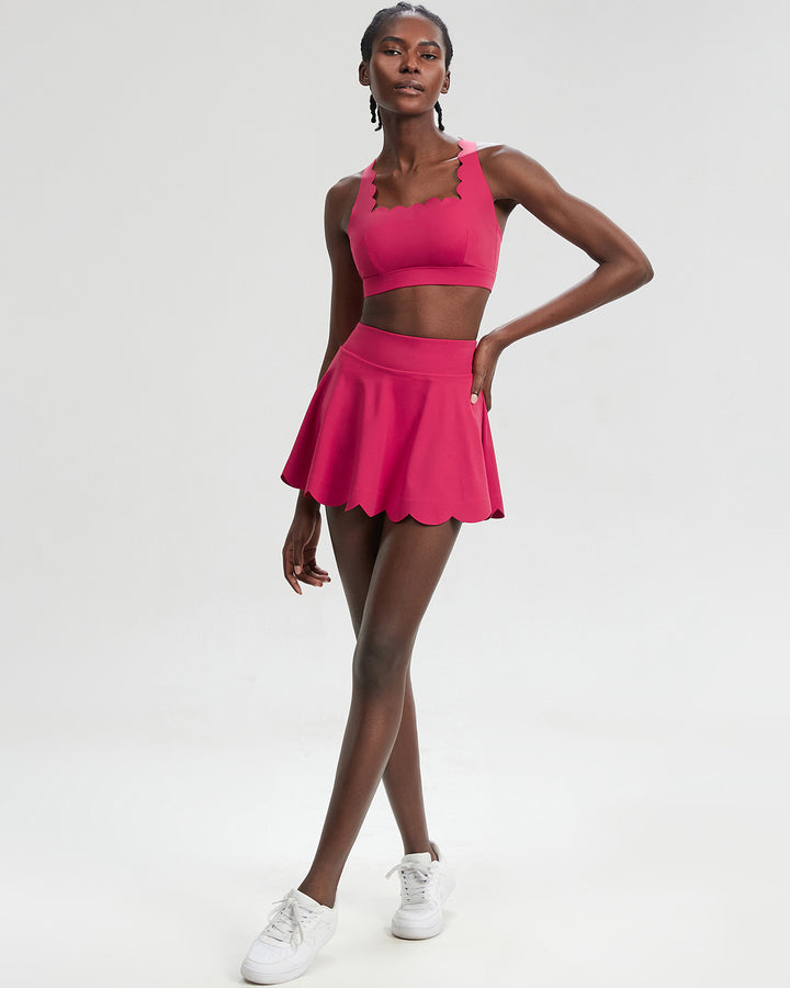Elowen Skirt - Cerise