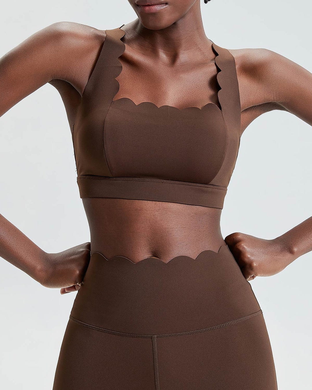 Elowen Sports Bra - Brown