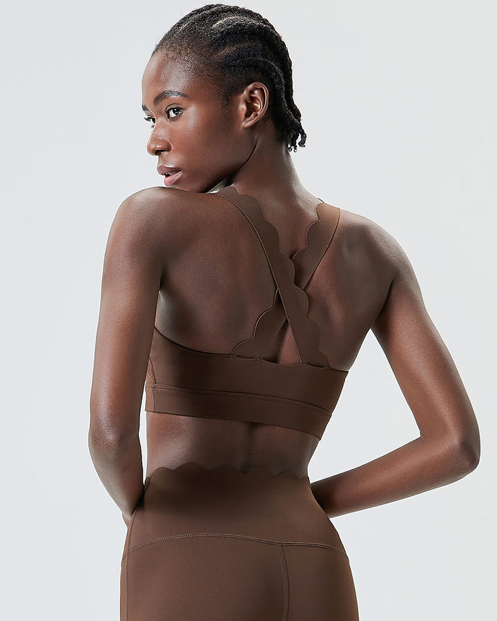Elowen Sports Bra - Brown