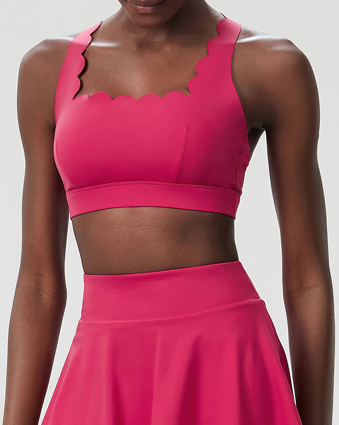 Elowen Sports Bra - Cerise