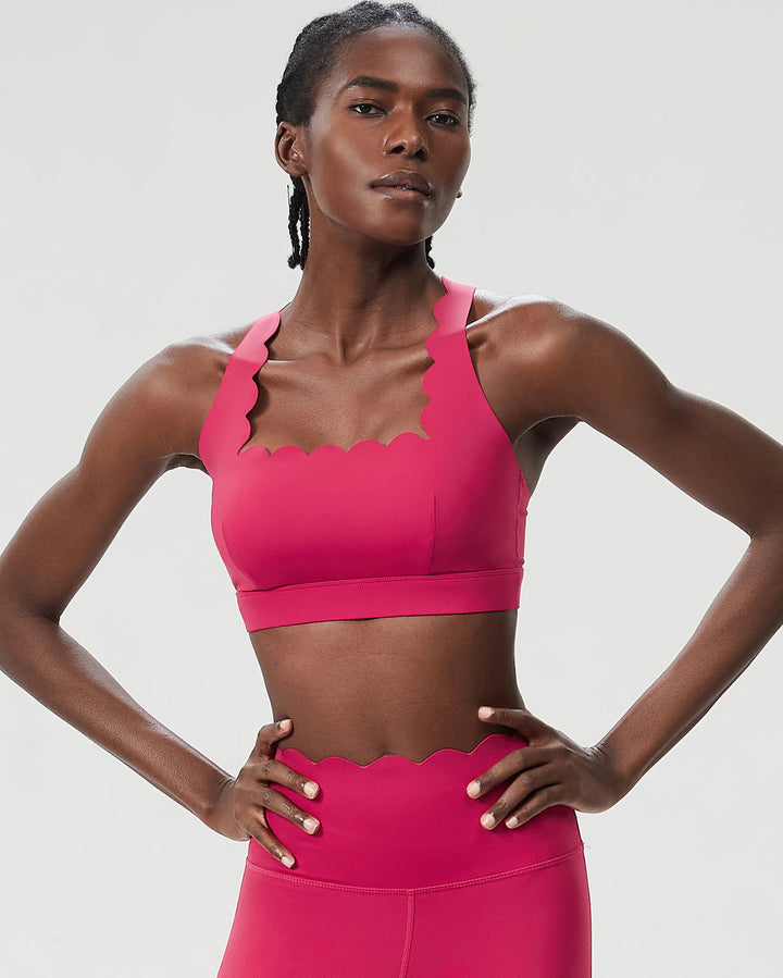 Elowen Sports Bra - Cerise
