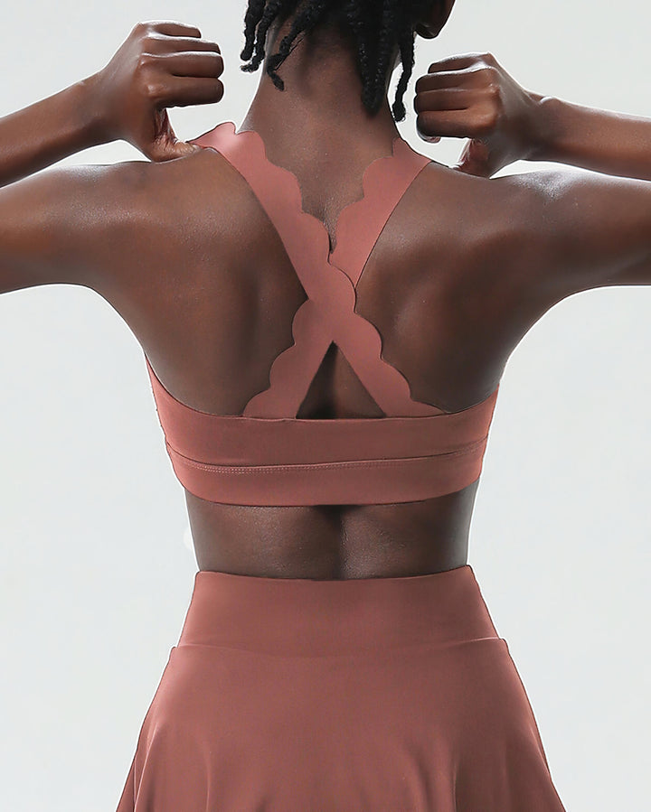 Elowen Sports Bra - Chestnut