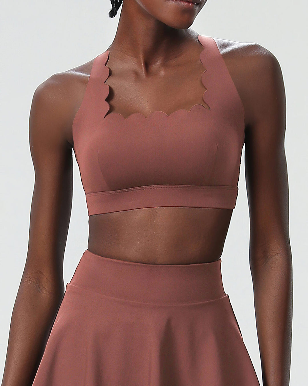 Elowen Sports Bra - Chestnut