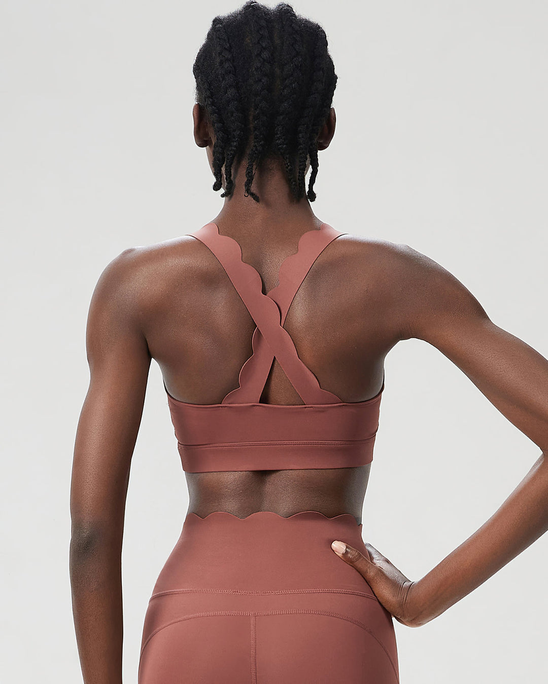 Elowen Sports Bra - Chestnut