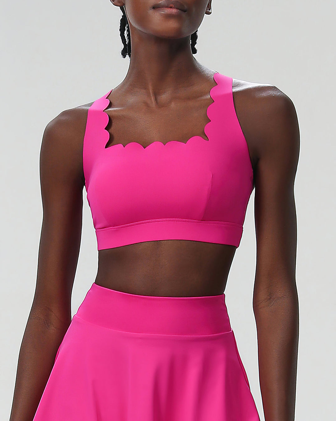 Elowen Sports Bra - Fuchsia