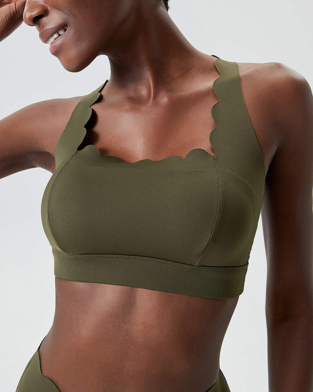 Elowen Sports Bra - Olive