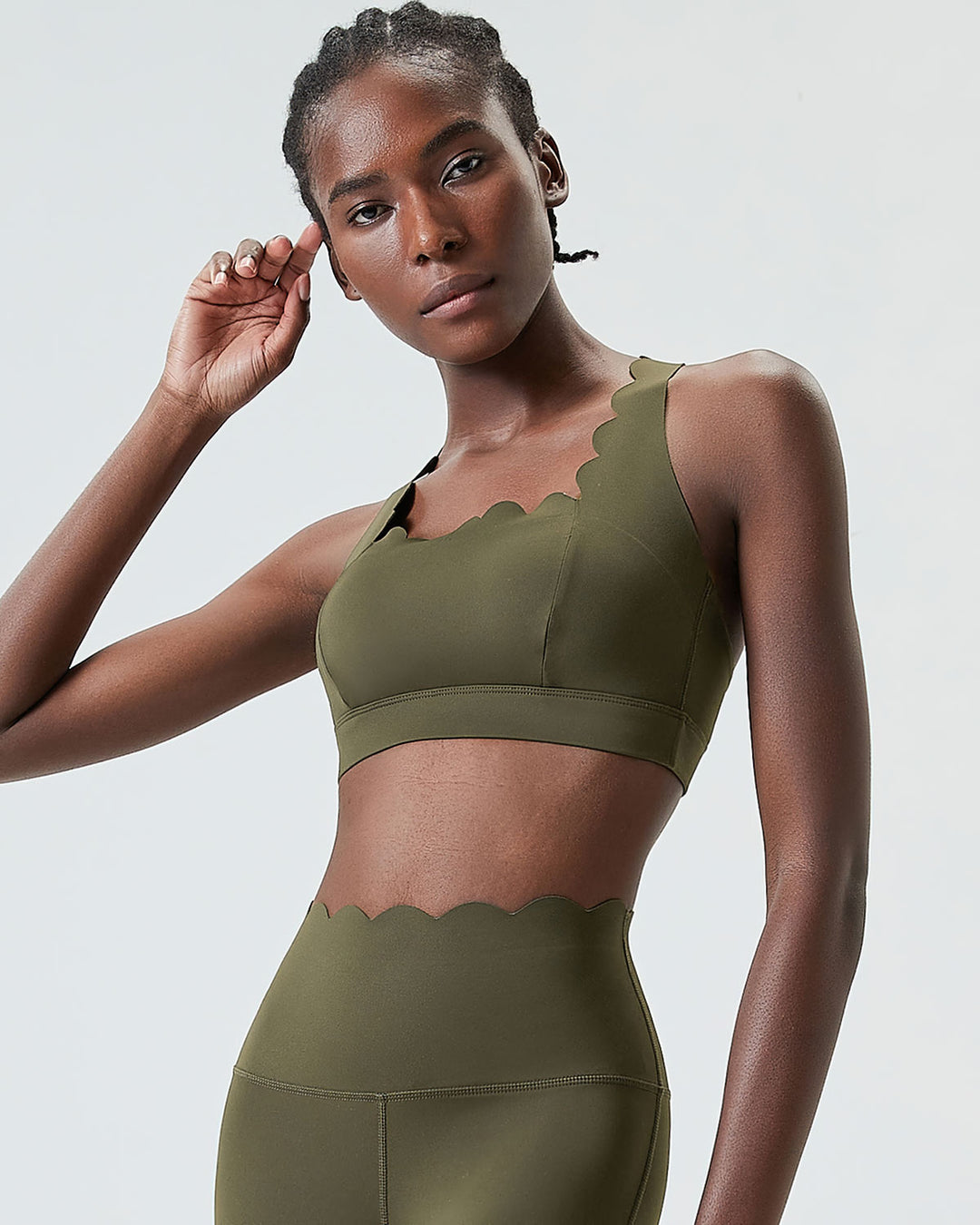 Elowen Sports Bra - Olive
