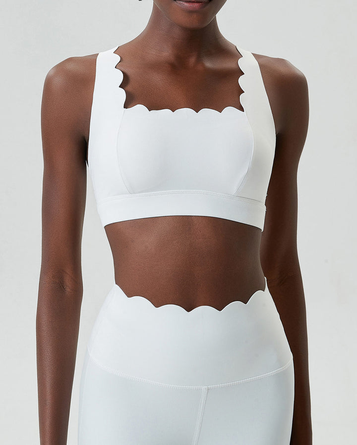 Elowen Sports Bra - White