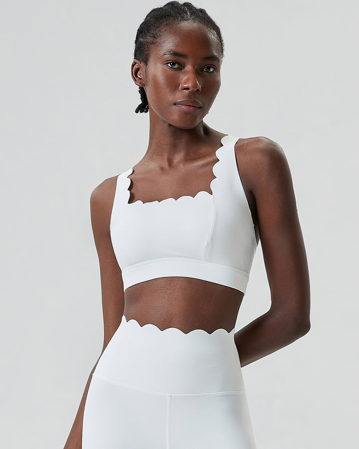Elowen Sports Bra - White