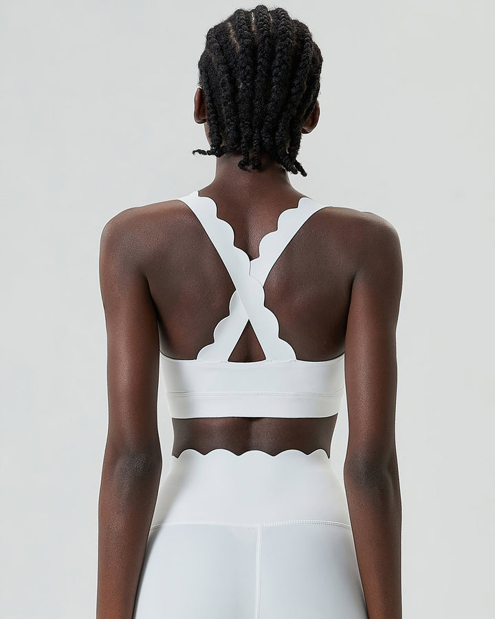 Elowen Sports Bra - White