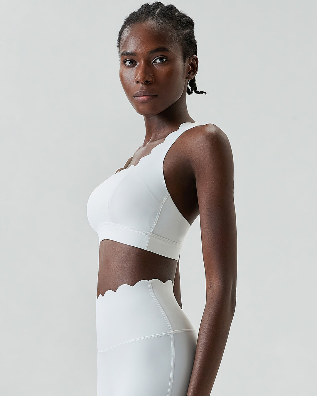 Elowen Sports Bra - White