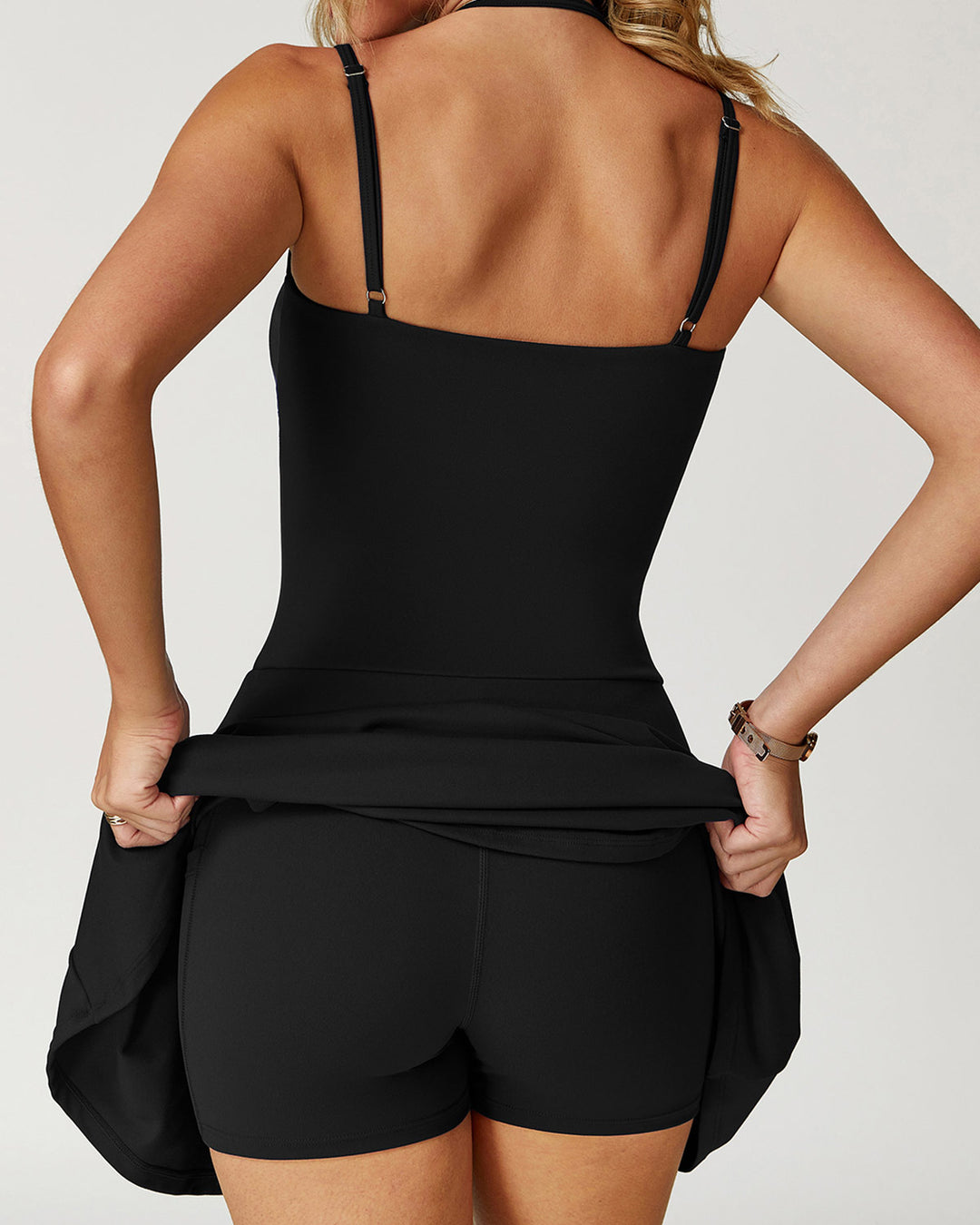 Eula Sports Romper - Black