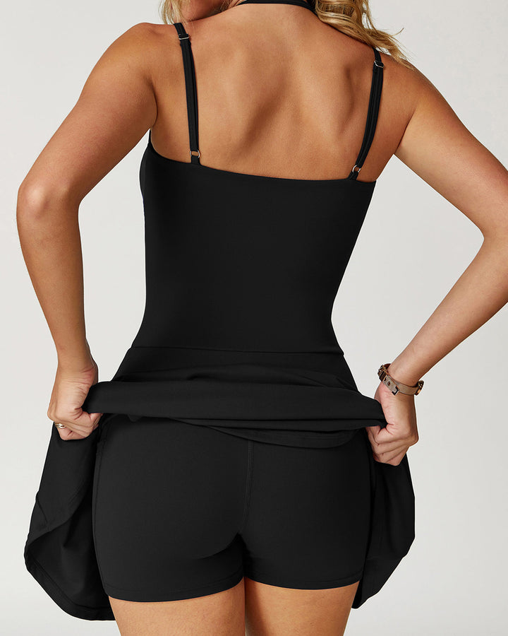 Eula Sports Romper - Black