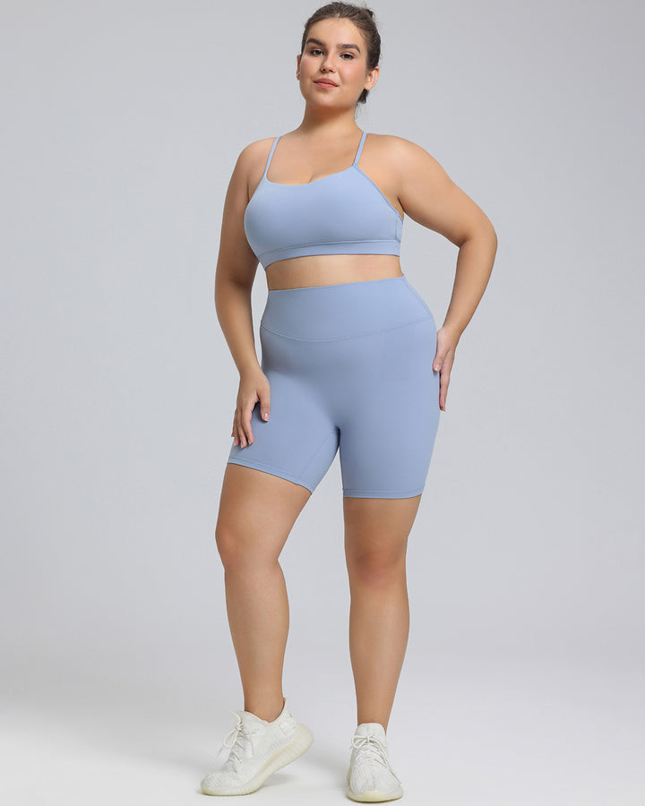 Eurydice Seamless Shorts - Blue