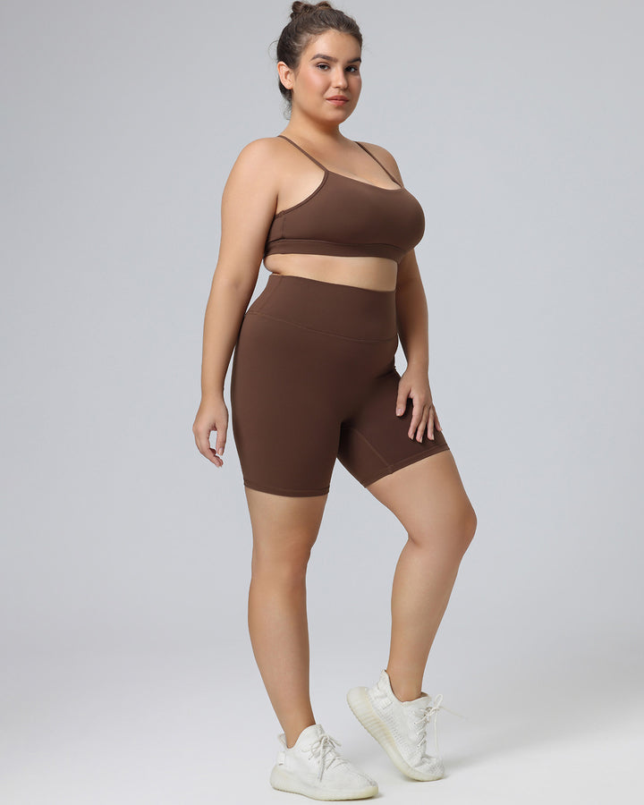 Eurydice Seamless Shorts - Brown