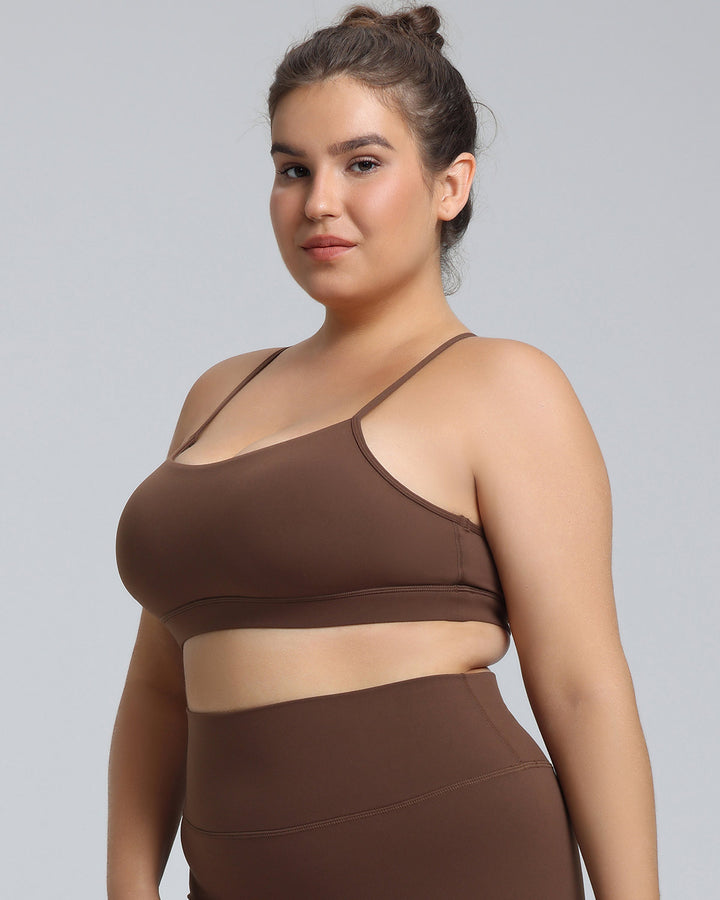 Eurydice Sports Bra - Brown