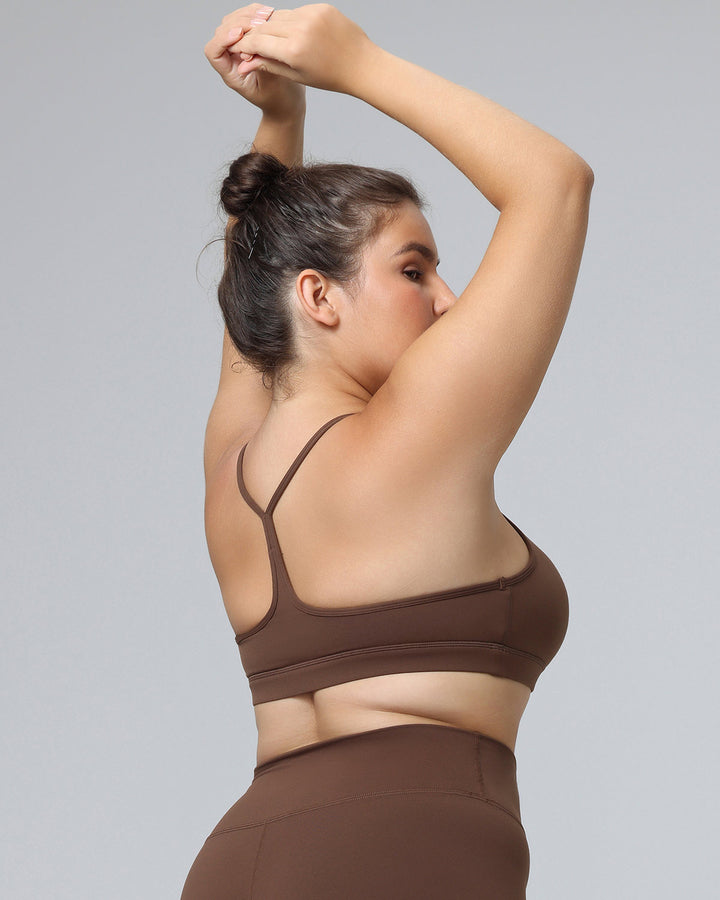 Eurydice Sports Bra - Brown