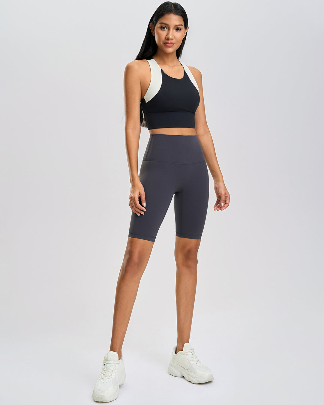 Evadne Crop Top - Black