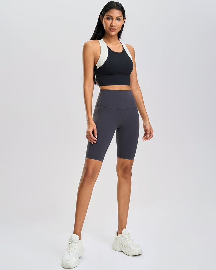 Evadne Crop Top - Black