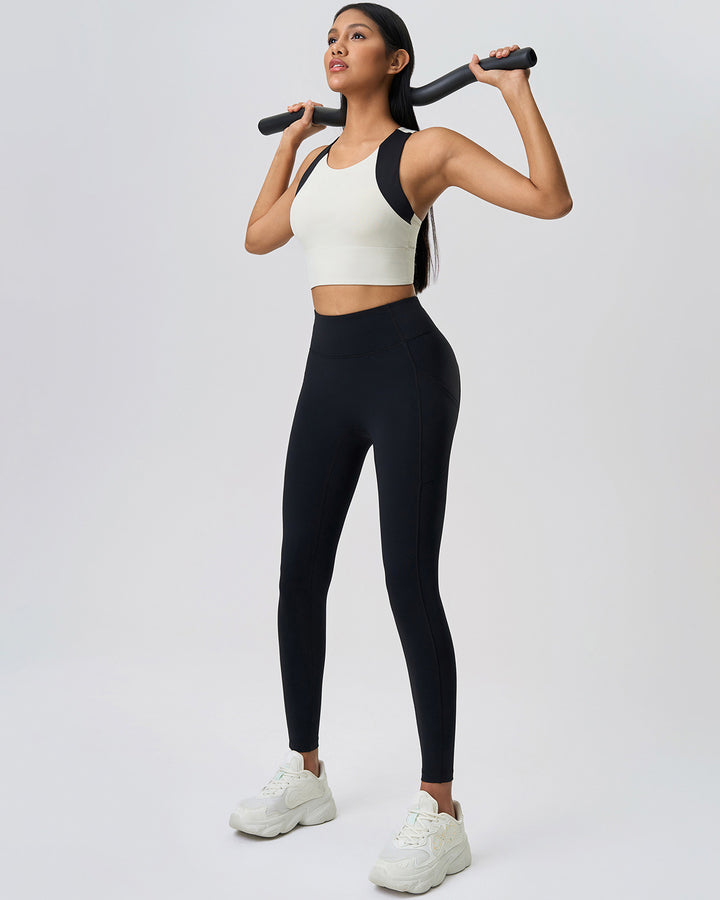 Evadne Crop Top - White