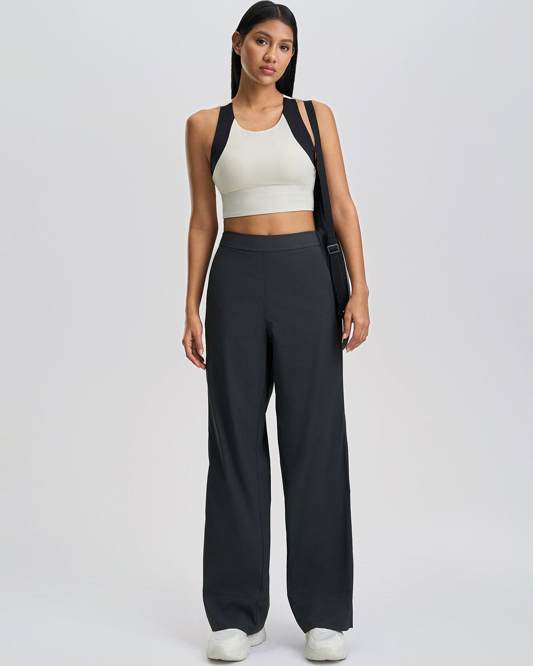 Evadne Crop Top - White