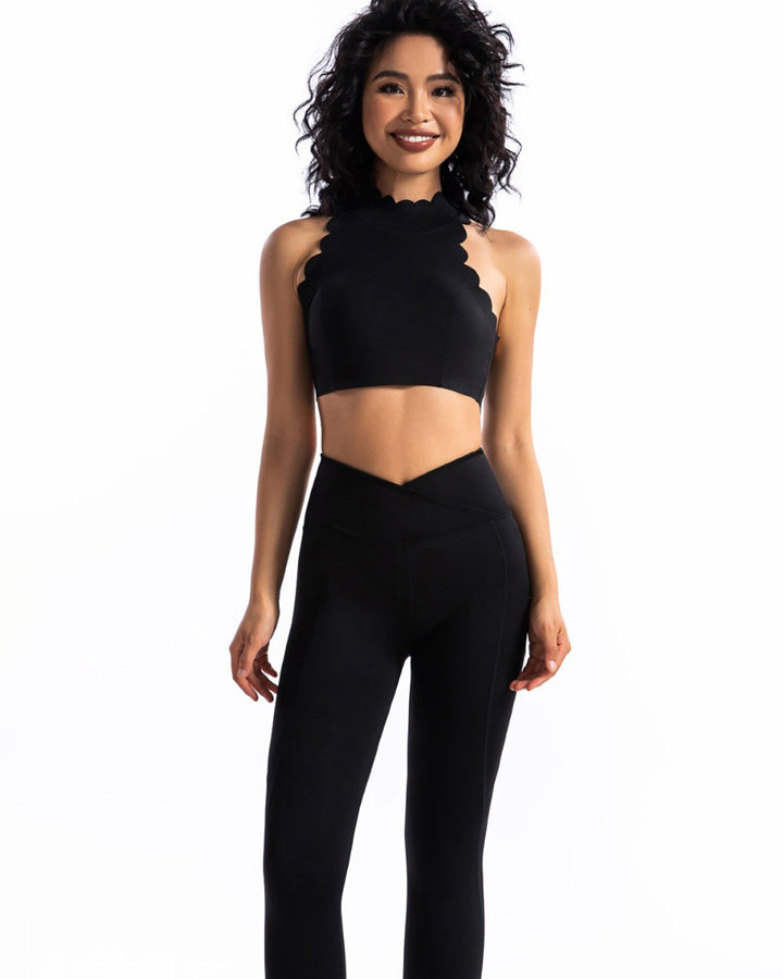 Evara Crop Top - Black