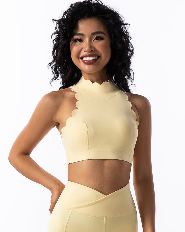 Evara Crop Top - Yellow