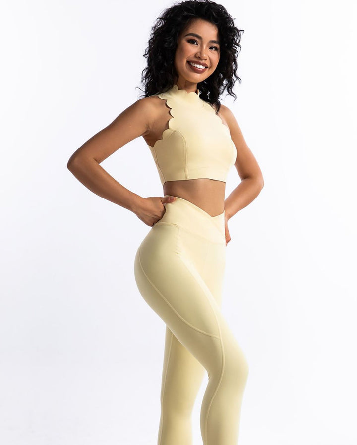 Evara Crop Top - Yellow