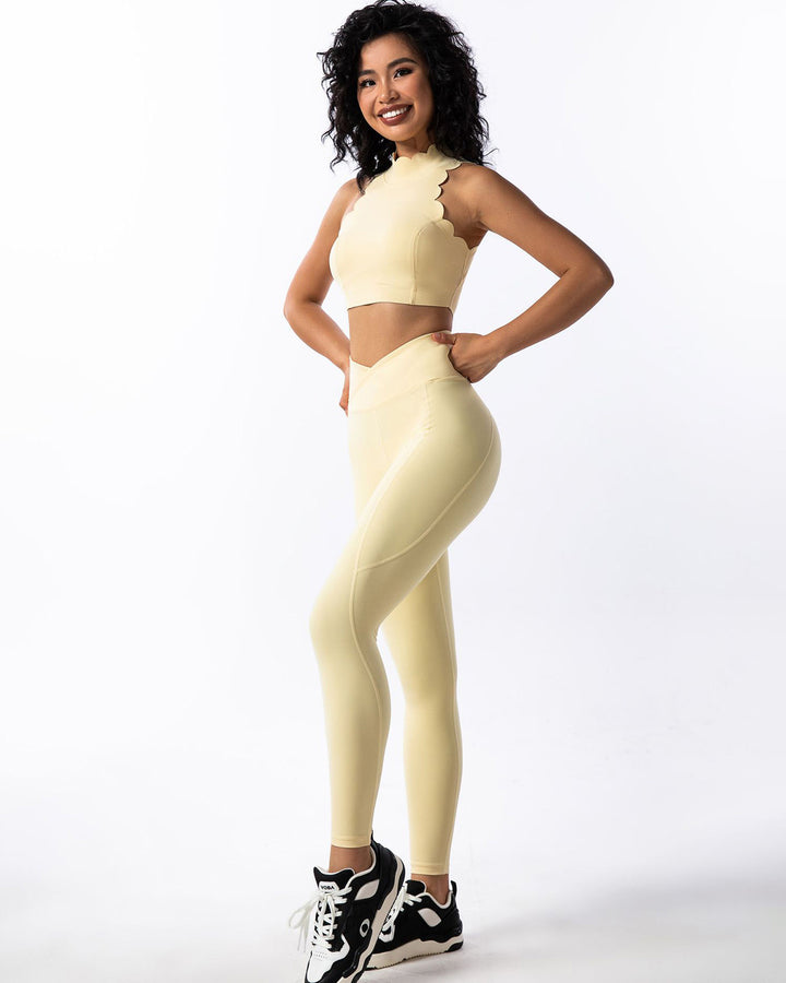 Evara Crop Top - Yellow