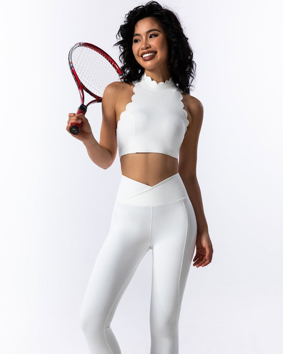 Evara Leggings - White