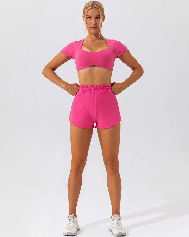 Fleur Shorts - Pink