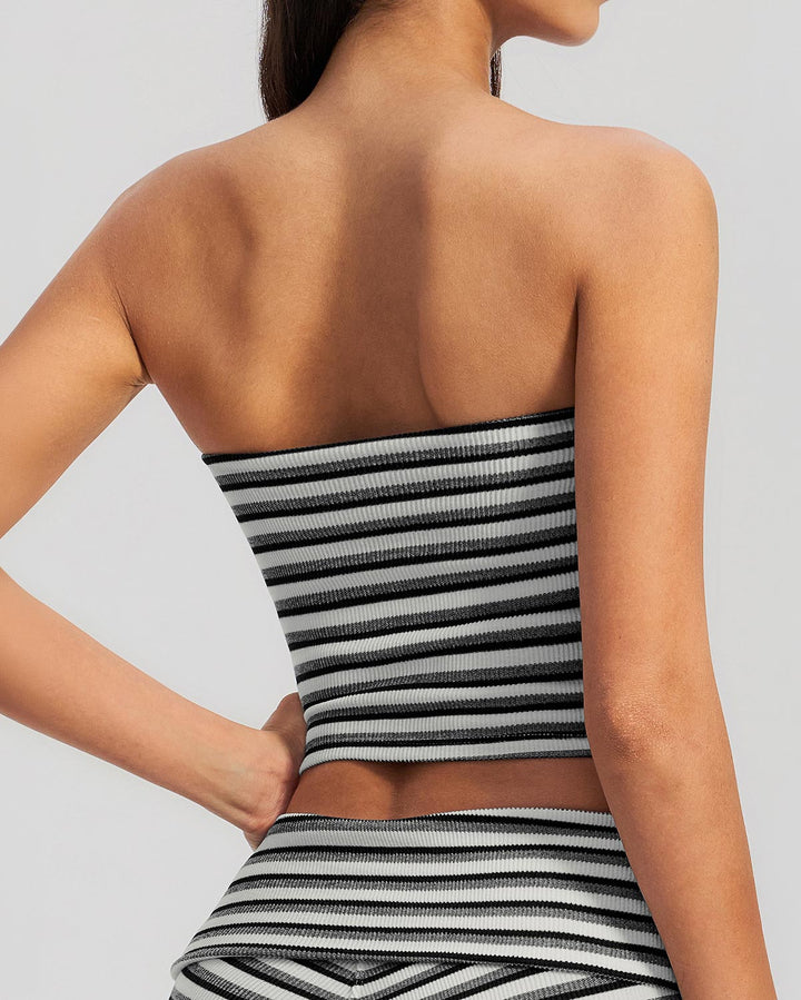 Gaia Crop Top - Grey