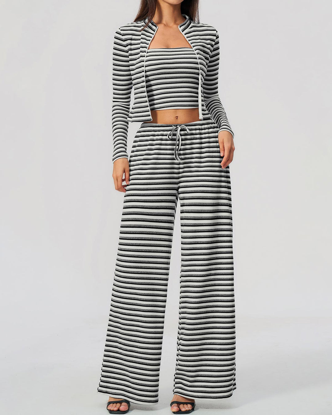 Gaia Crop Top - Grey