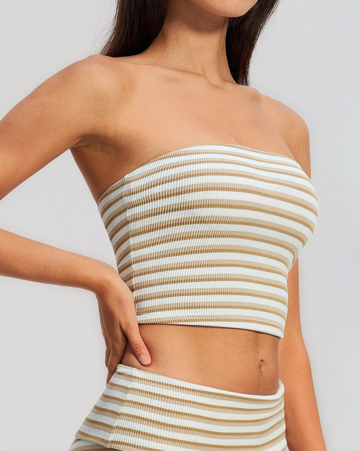 Gaia Crop Top - Khaki