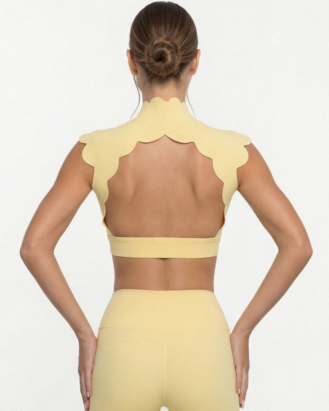 Galina Crop Top - Yellow