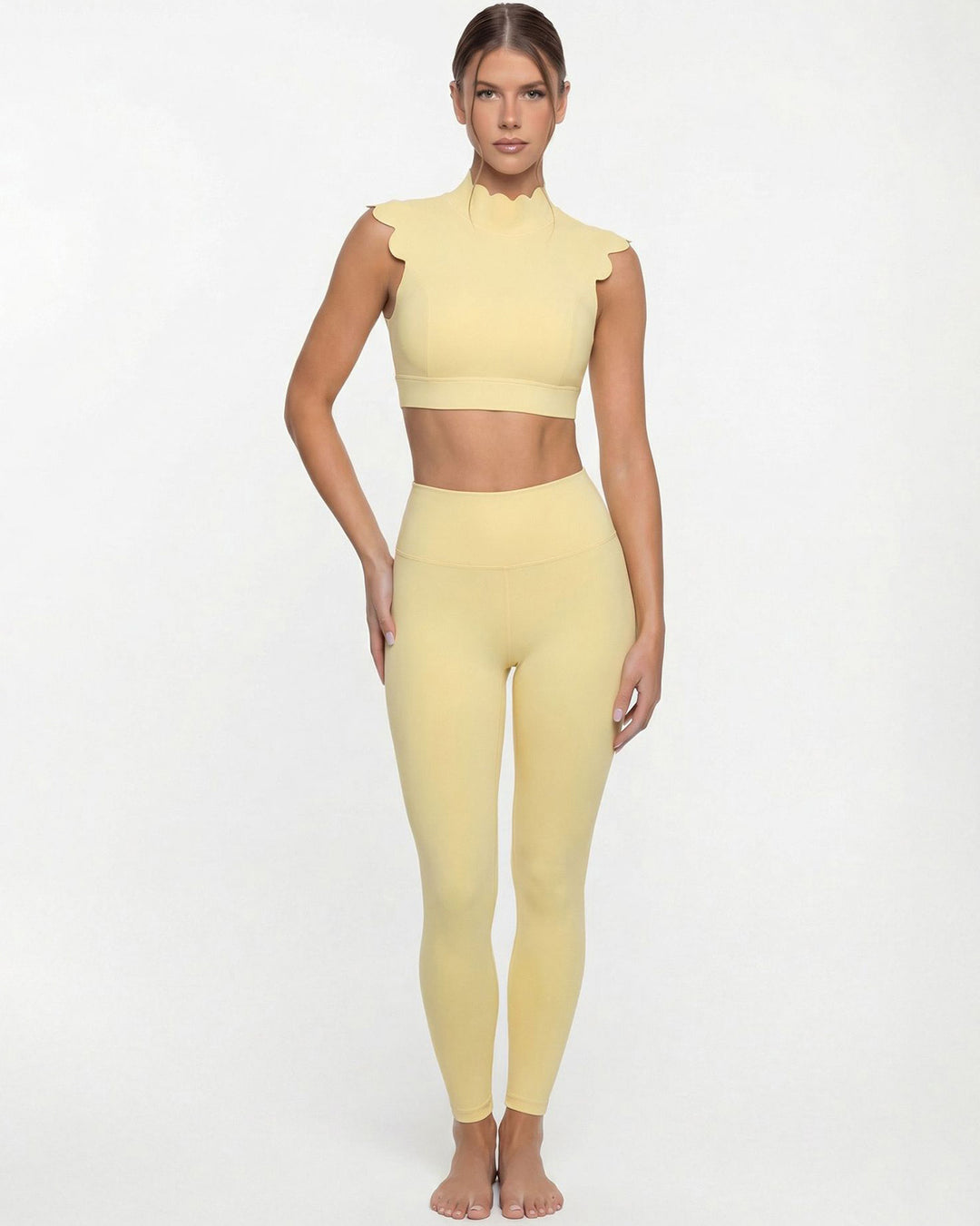 Galina Crop Top - Yellow