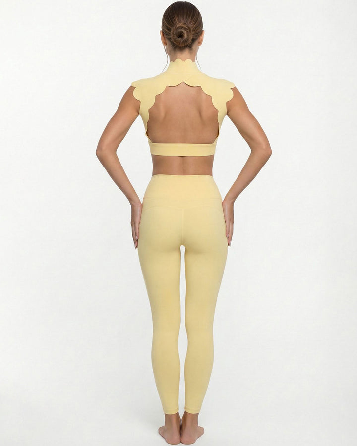 Galina Crop Top - Yellow