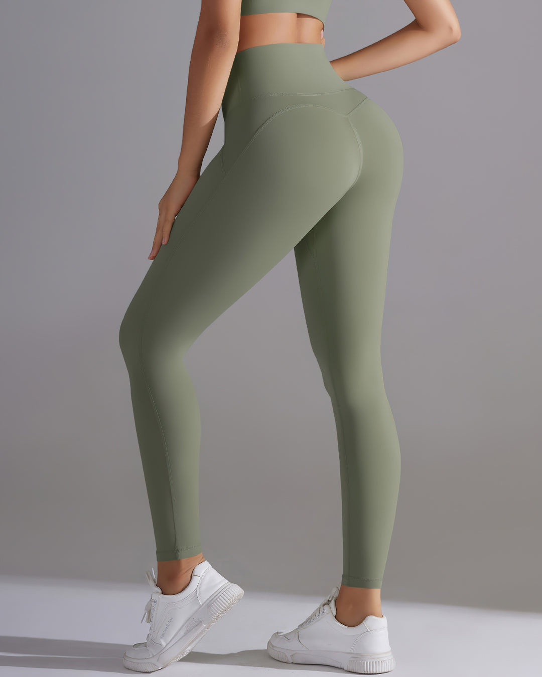 Giselle Seamless Leggings - Army Green