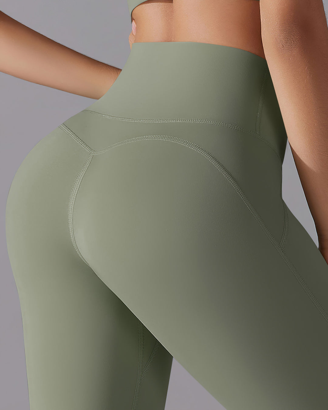 Giselle Seamless Leggings - Army Green