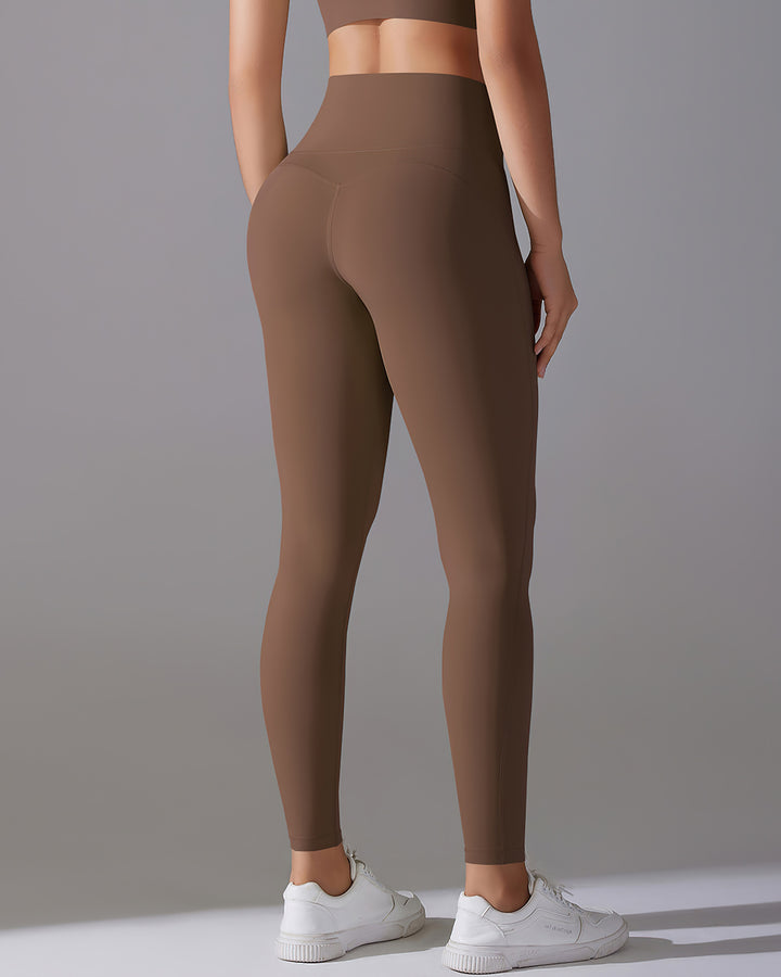 Giselle Seamless Leggings - Brown
