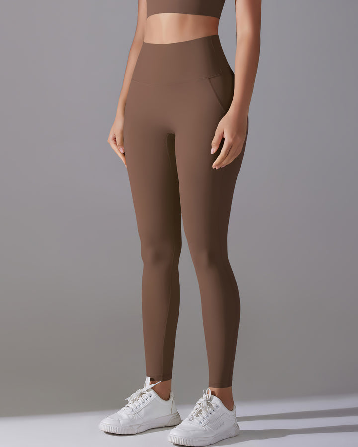 Giselle Seamless Leggings - Brown