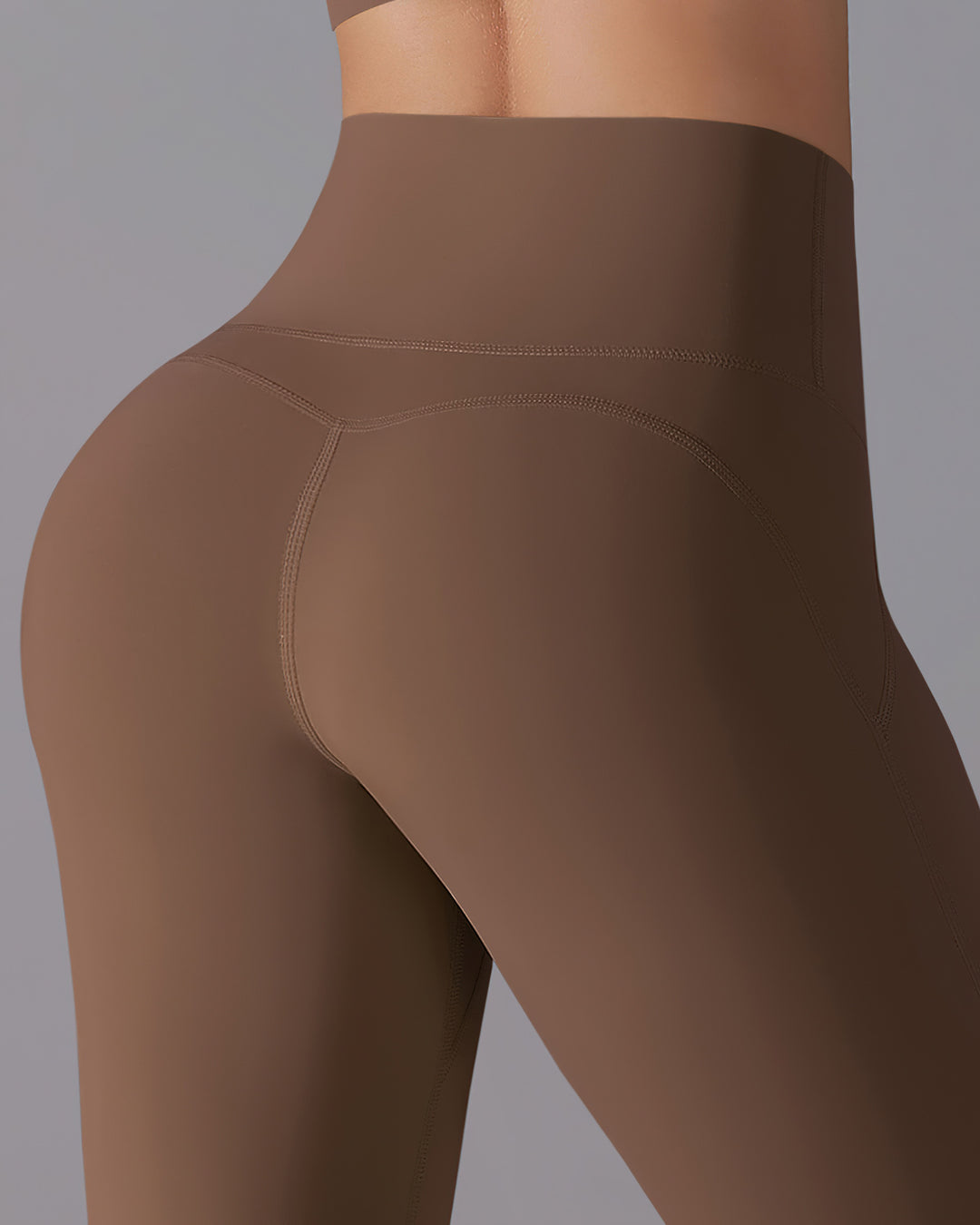 Giselle Seamless Leggings - Brown