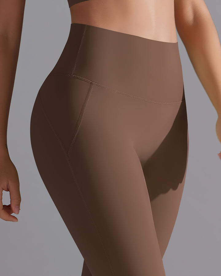 Giselle Seamless Leggings - Brown