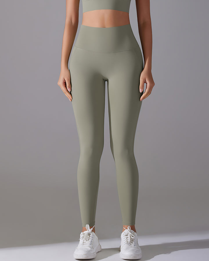 Giselle Seamless Leggings - Olive Gray