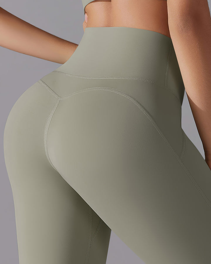 Giselle Seamless Leggings - Olive Gray